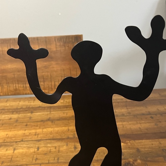 Vintage Rare 1993 Anna Efverlund Ikea Shadow Figure Metal Candleholder - Picture 2 of 7